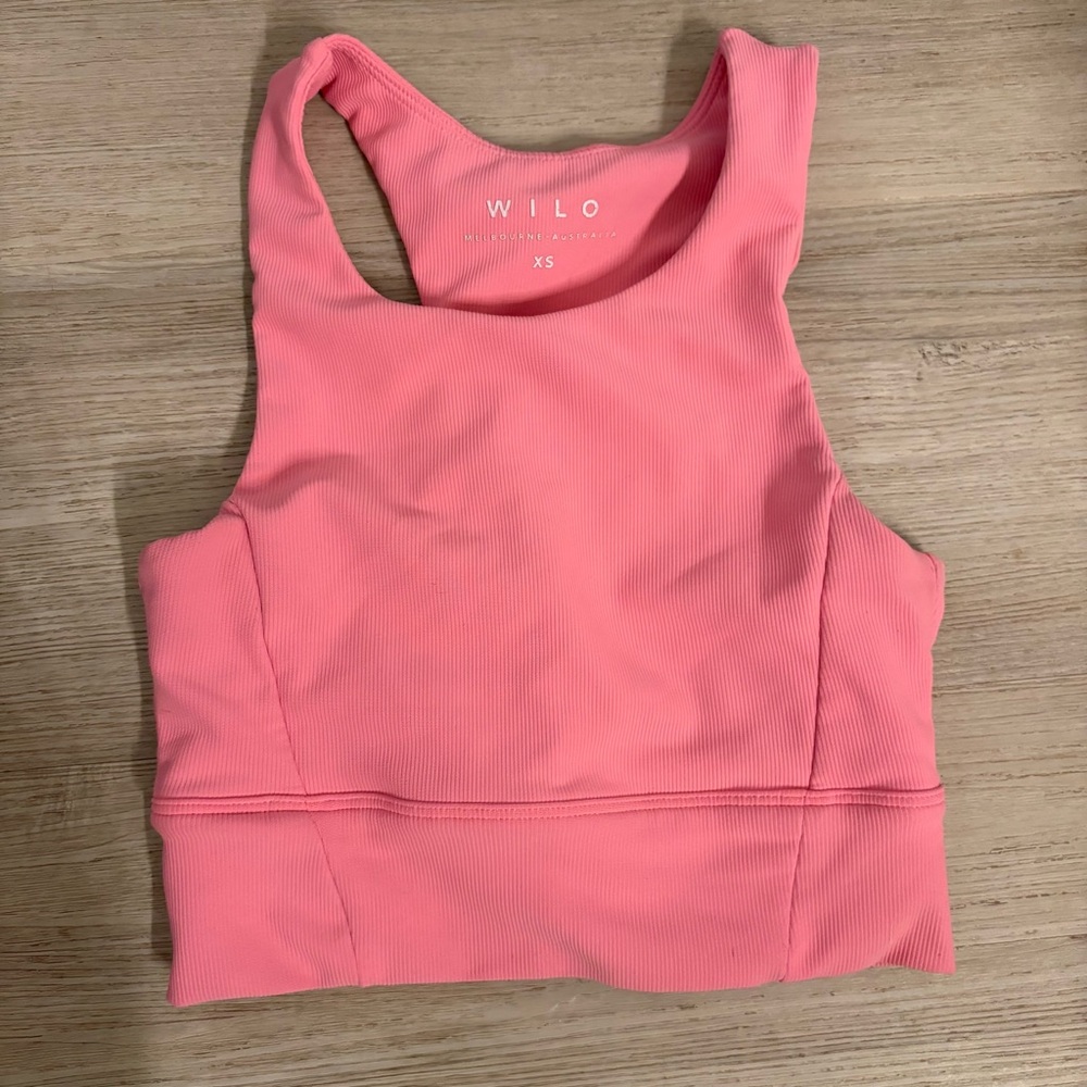Wilo Pink Racerback Tank Top